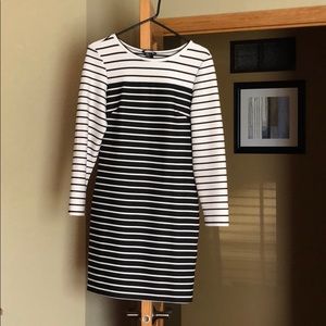 Black and white dress